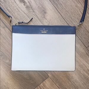 Kate Spade Navy and White Shoulder Bag